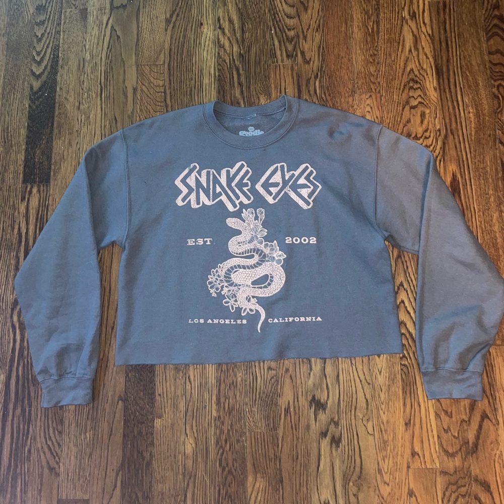 Goodie Two Sleeves Cropped Crew Neck